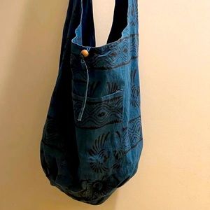 Cotton crossbody bag